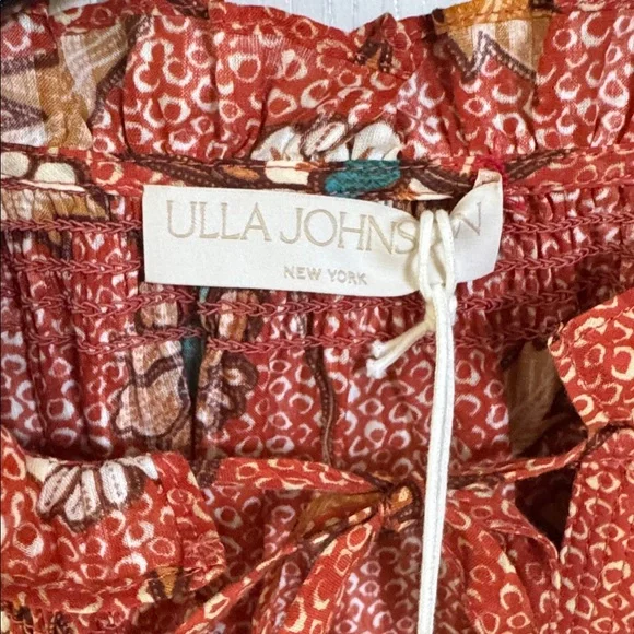 Ulla Johnson Kaitlyn Blouse in Amaryllis, size 0 NWT - Picture 10 of 10
